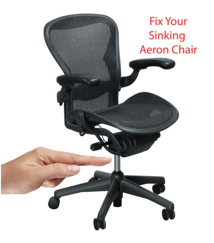 Replacement pipe for Aeron office chair