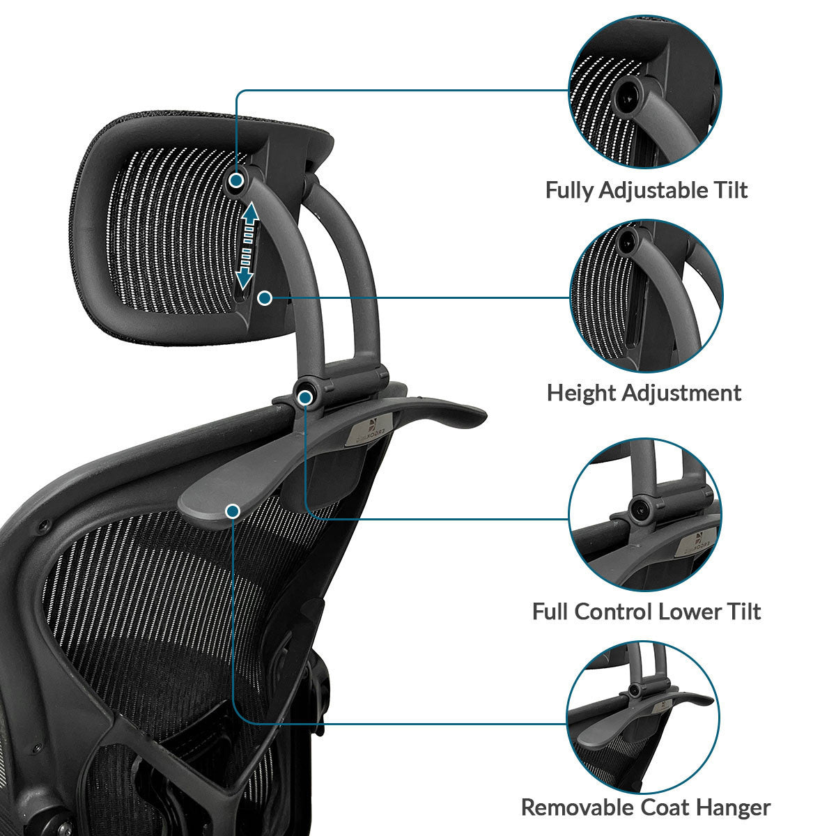 Herman Miller Aeron Head Rest